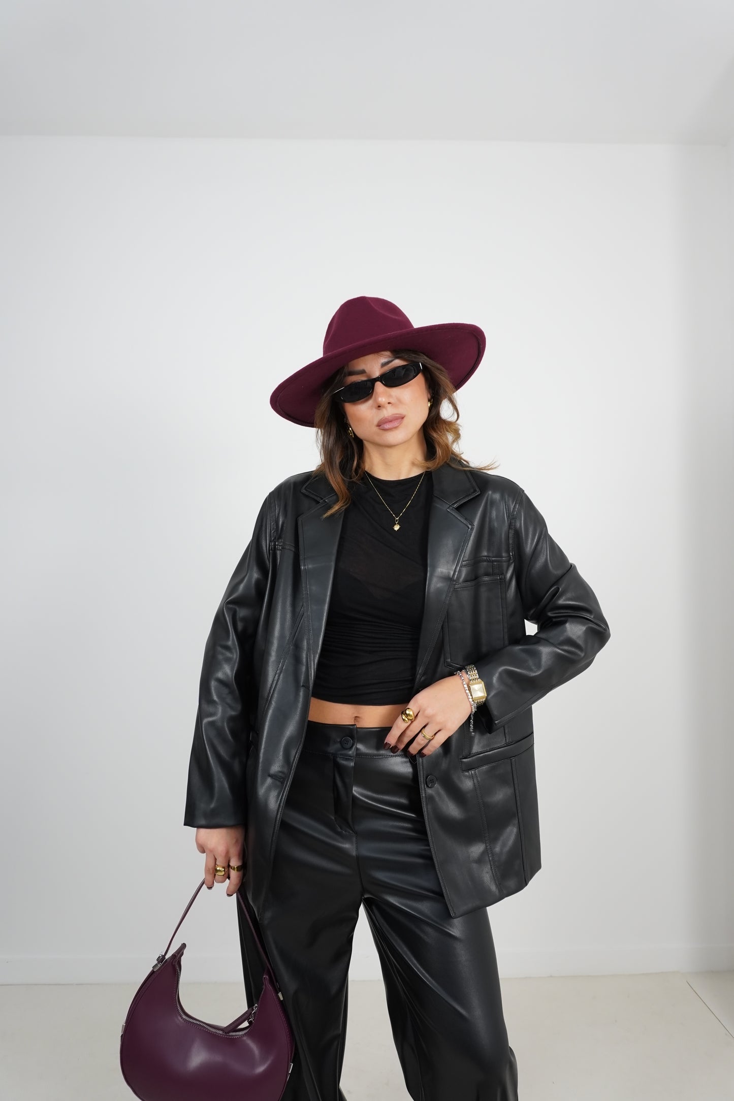 Blazer in pelle MYX15556