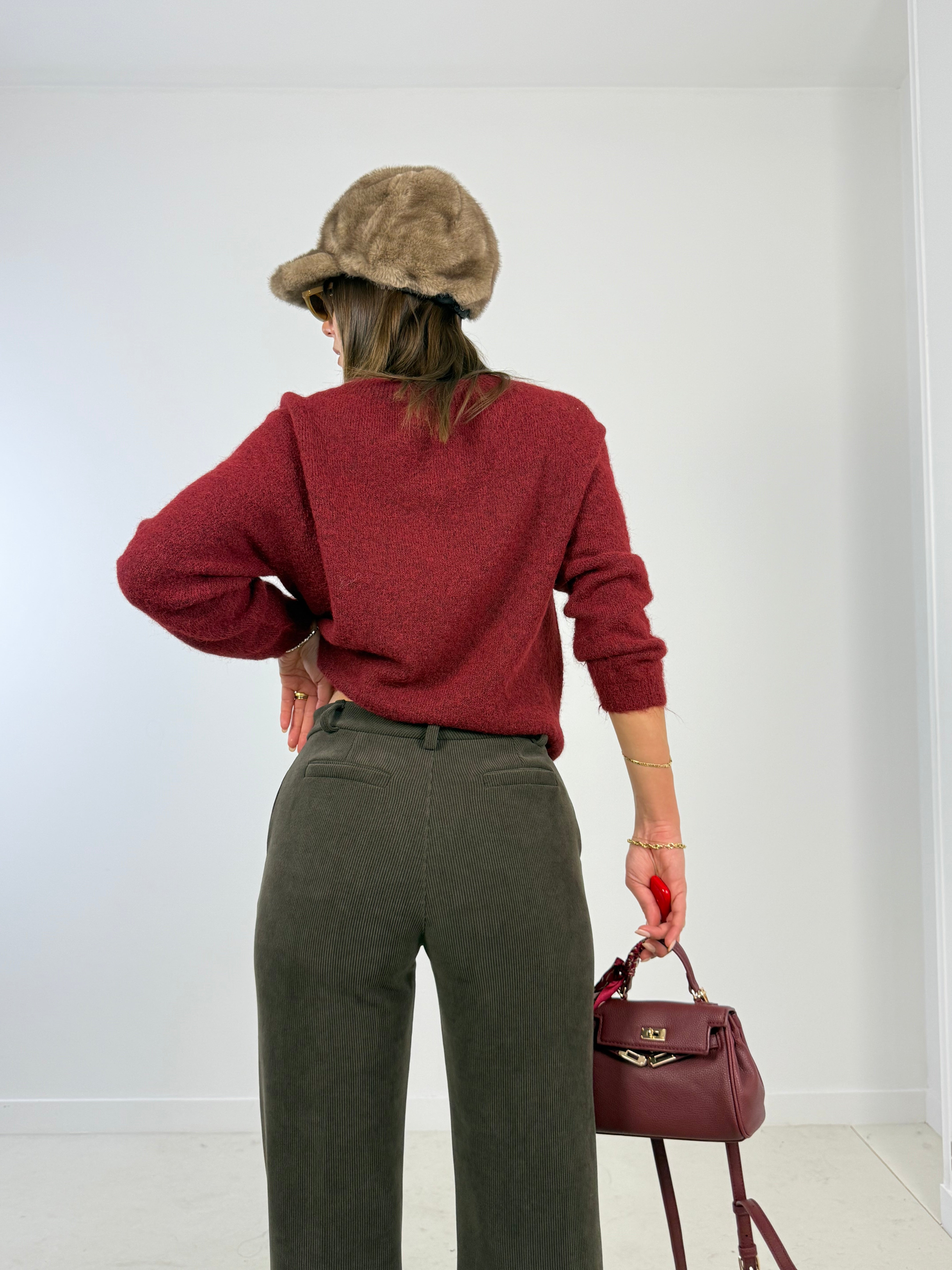 Pantalone in velluto a coste 5282