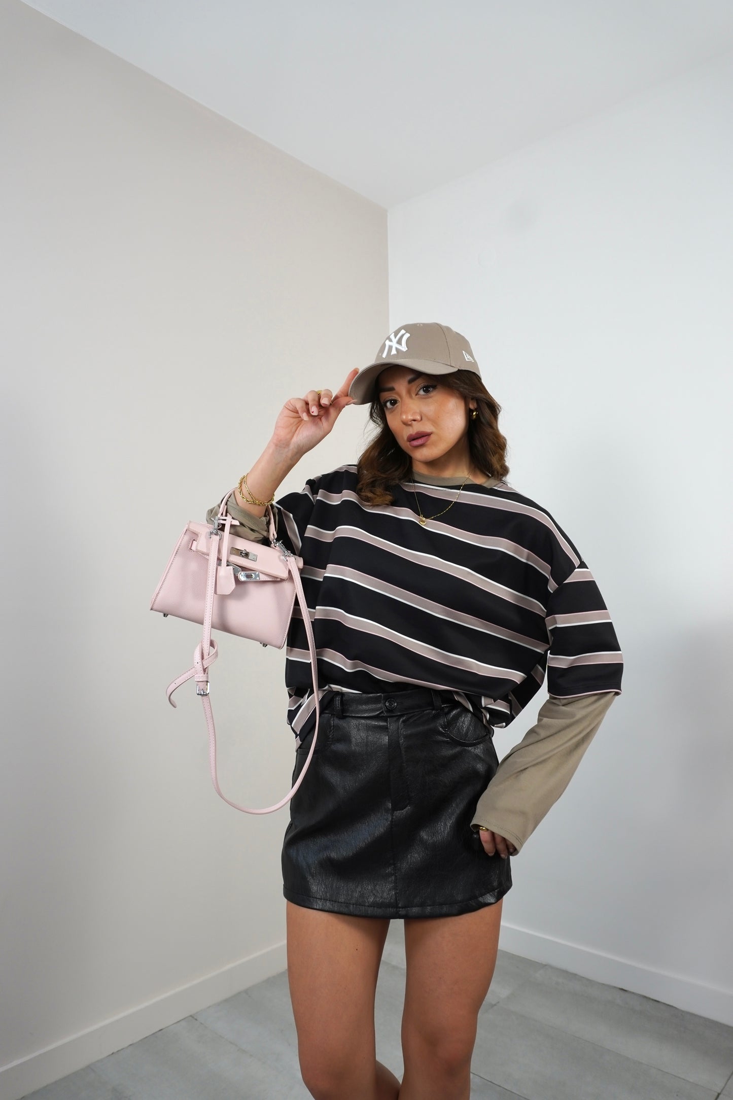 Doppia t-shirt a righe 85061