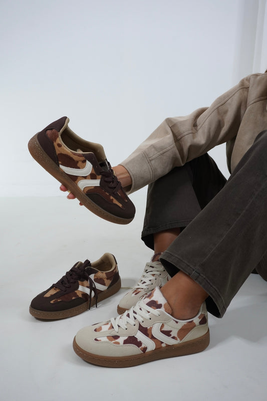 Sneakers inserti animalier