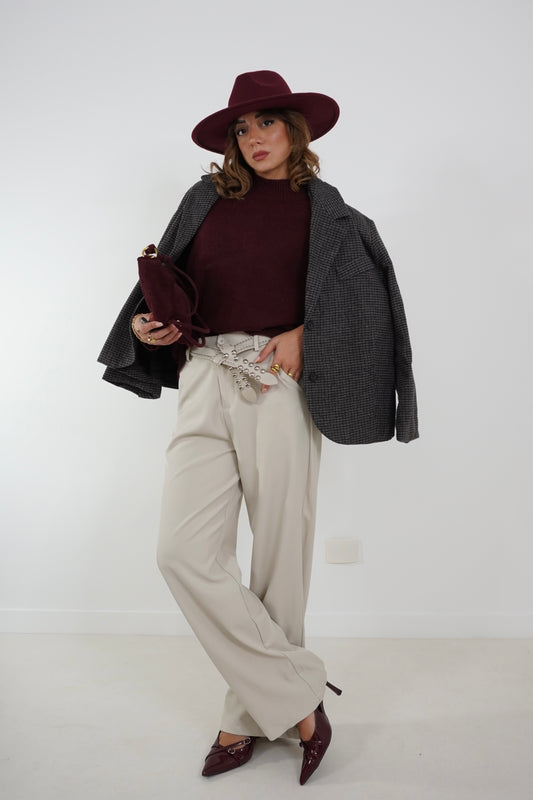 Pantalone con cintura 5961