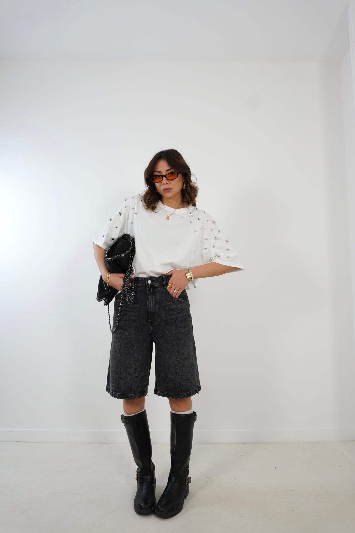 Bermuda HIGH WAIST H5397