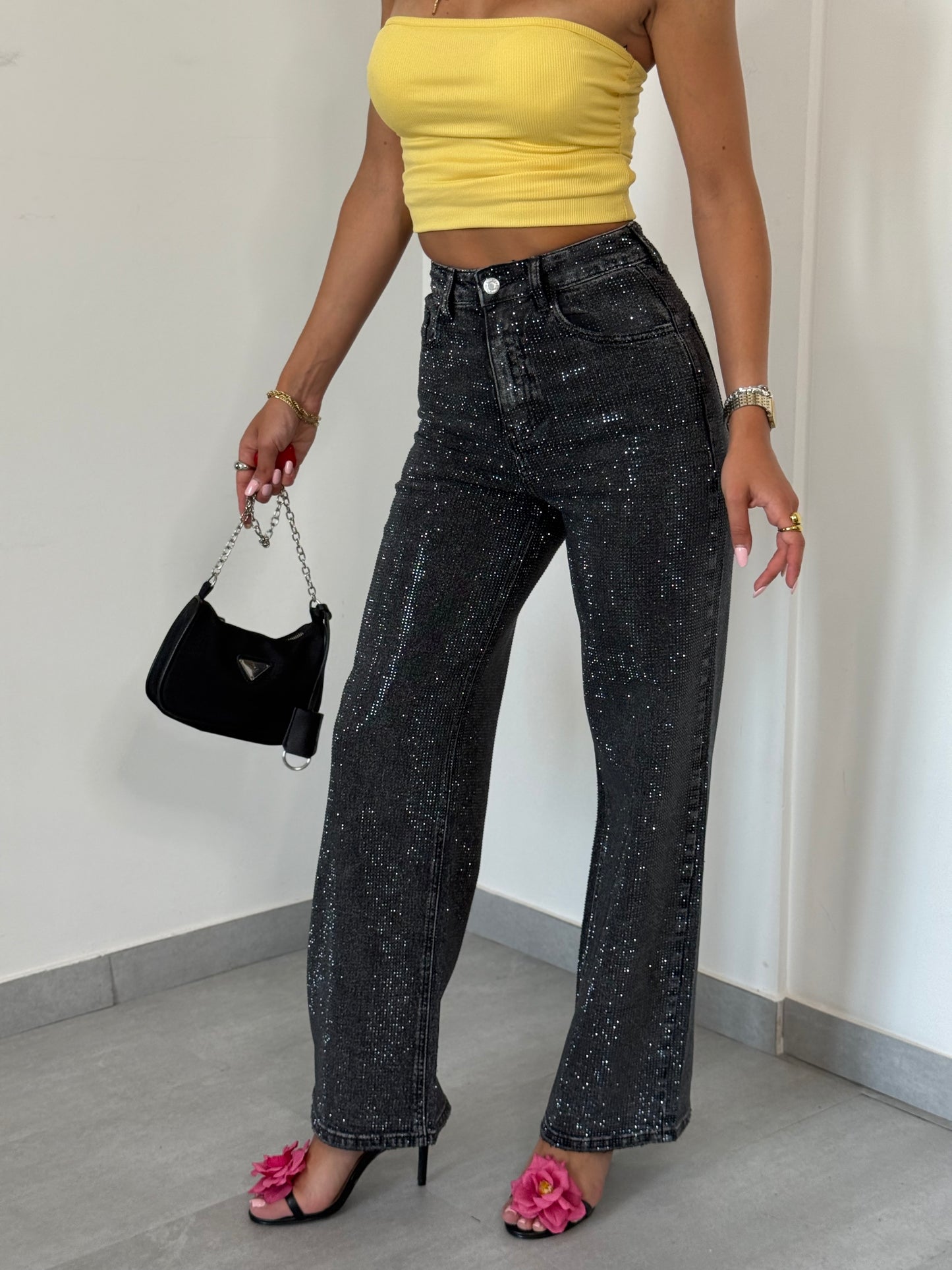 Jeans STRASS H3332-1