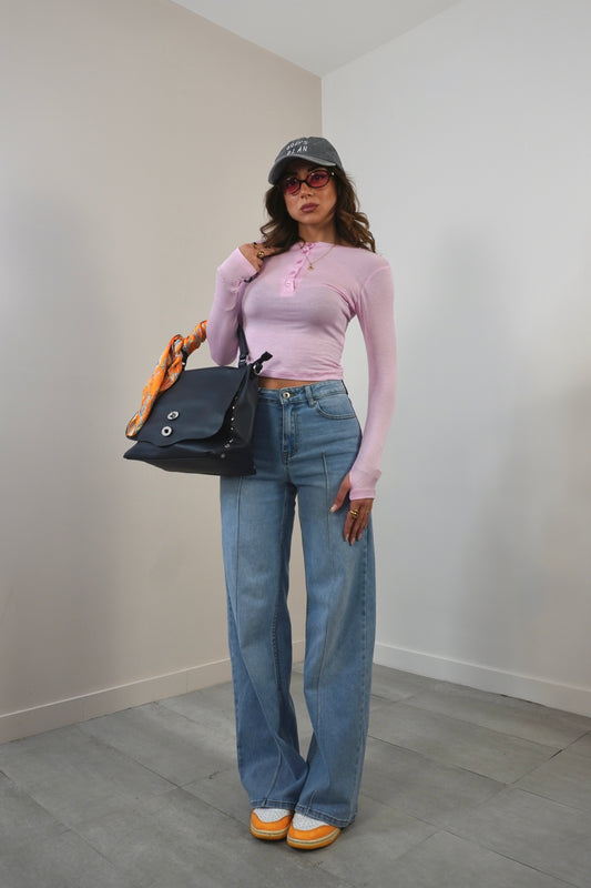 Jeans a palazzo M679