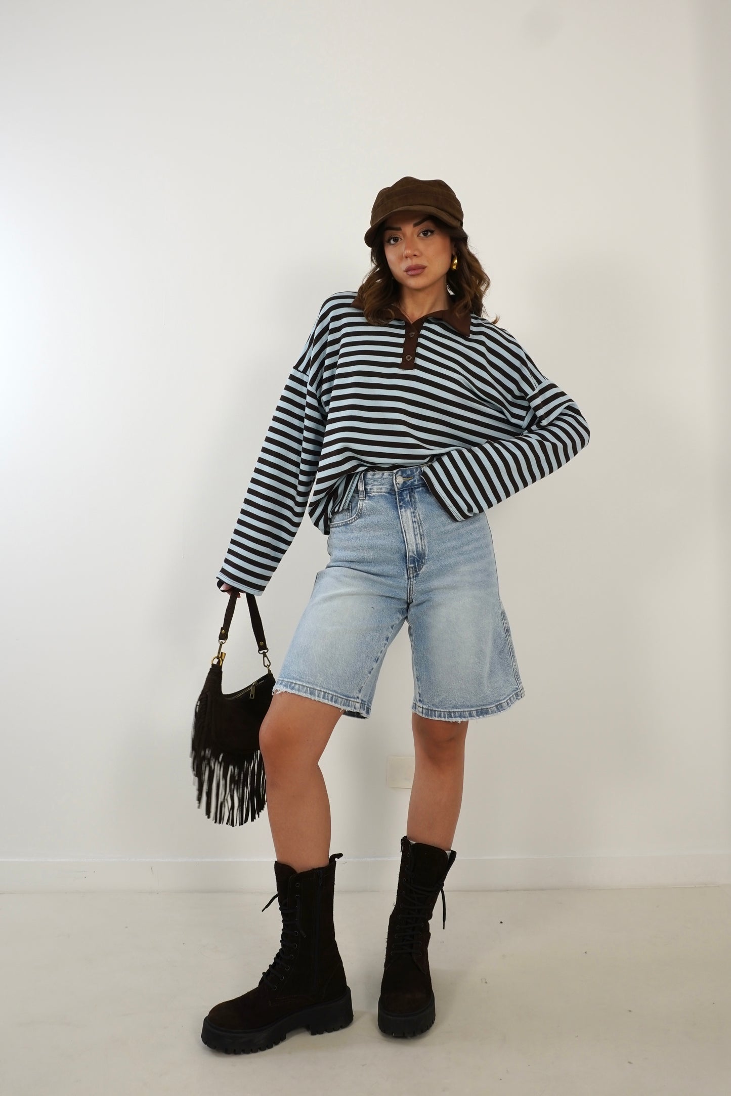 Bermuda HIGH WAIST H5397