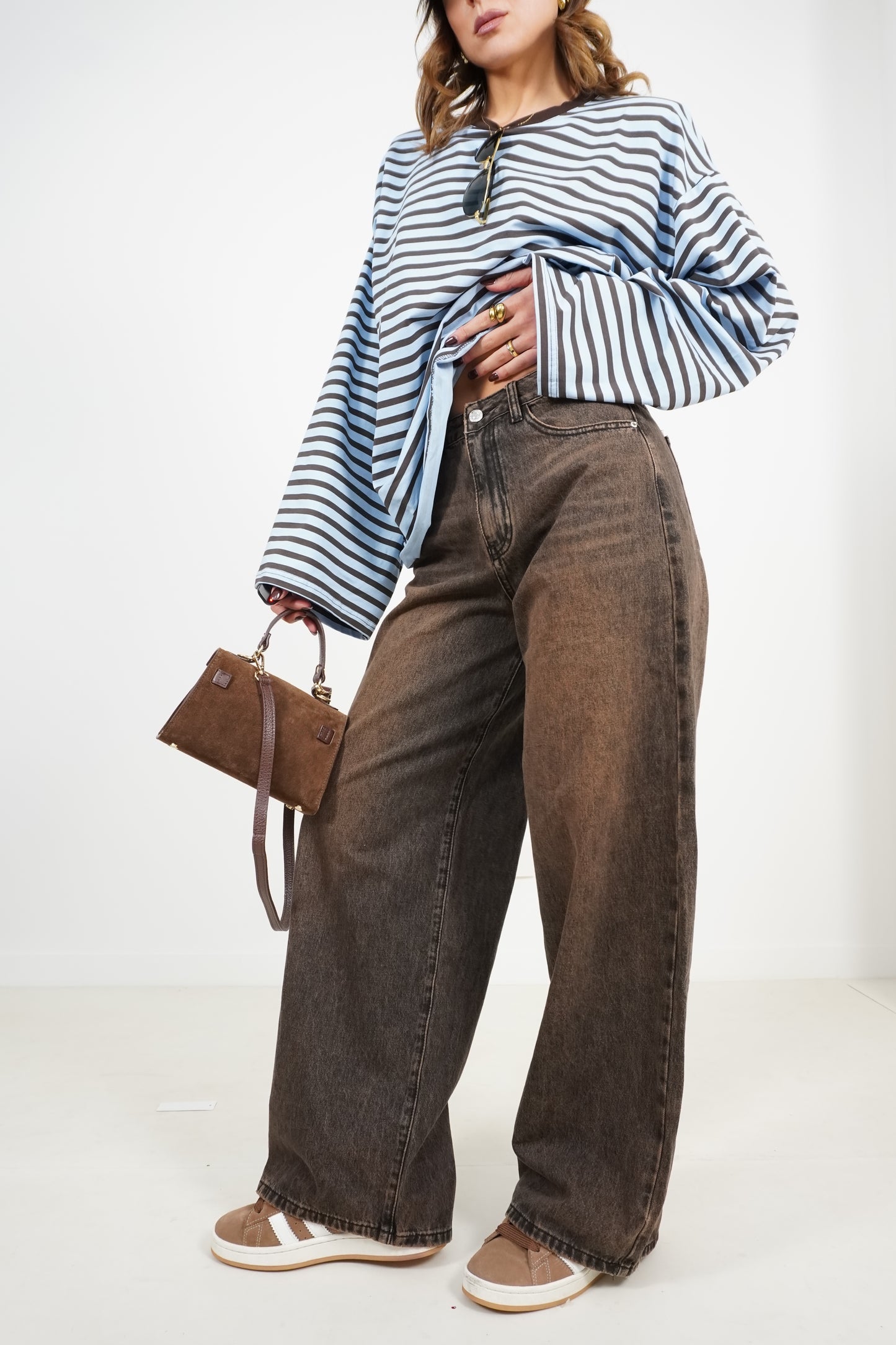 Jeans wide leg F32308