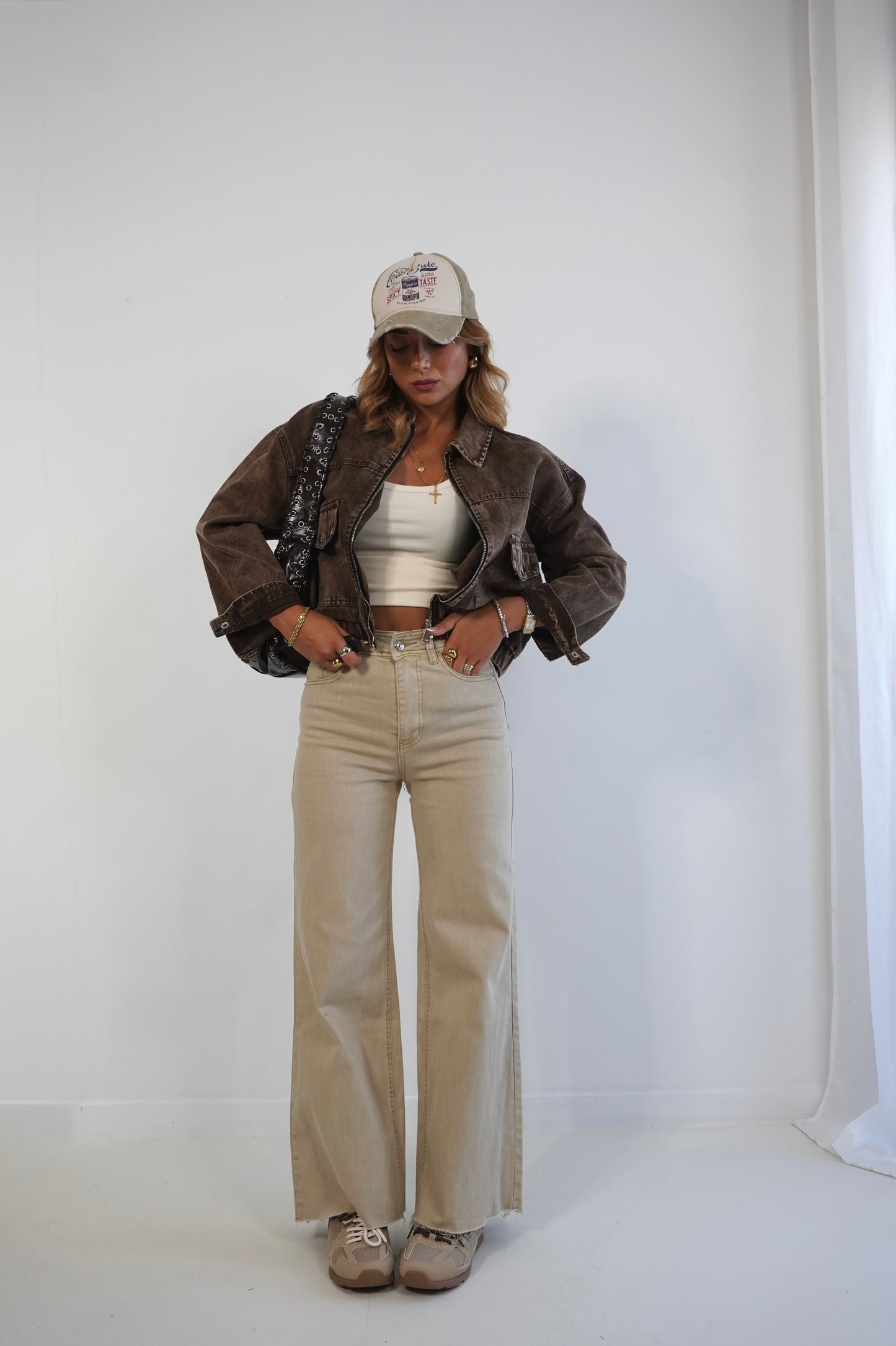 Jeans wide leg S2250