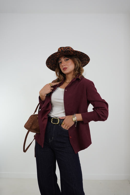 Camicia in suede 1489