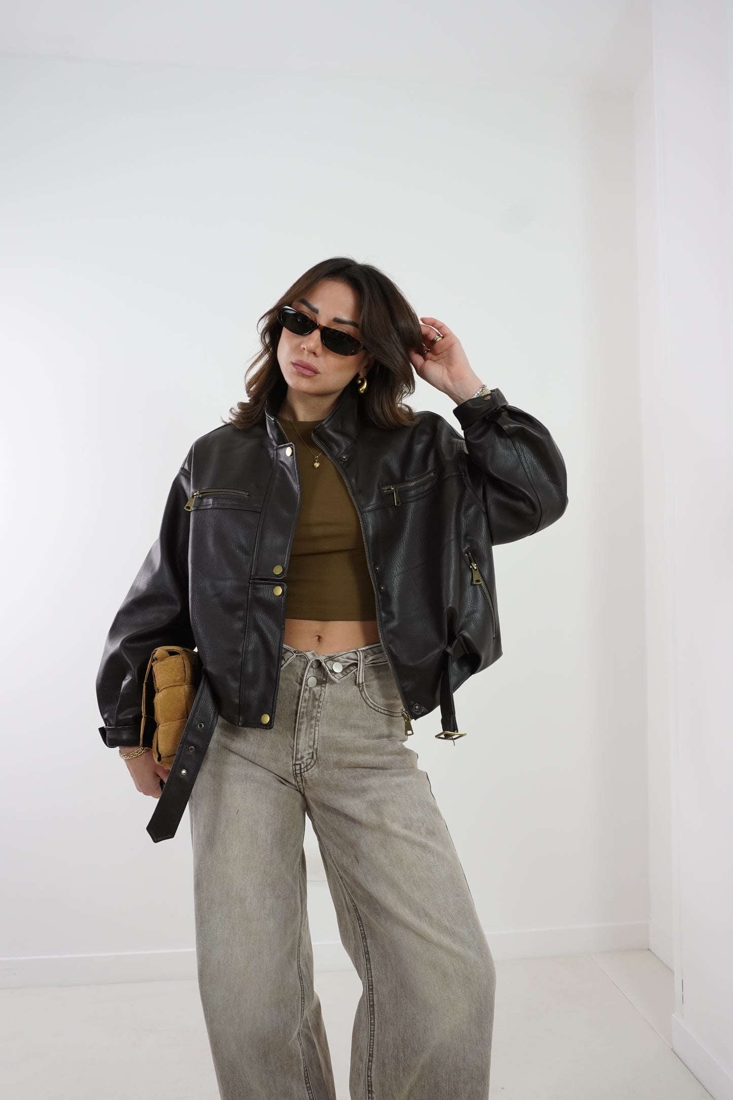 Bomber testa di moro 0393B