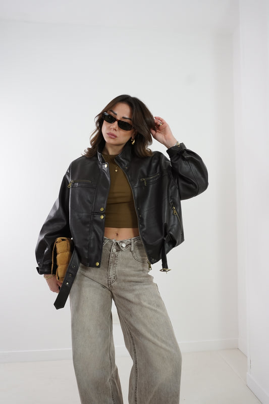 Bomber testa di moro 0393B