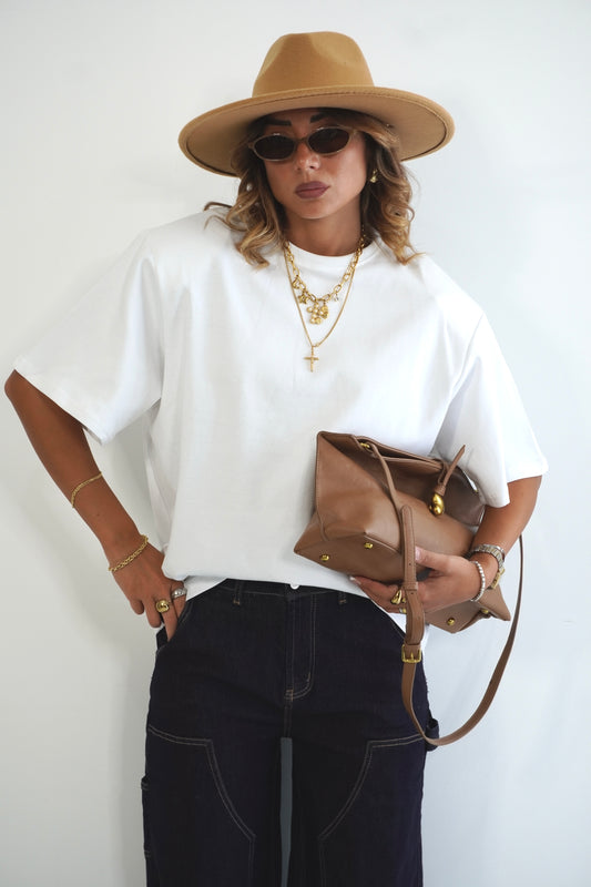 T-shirt strutturata 10722 Mochy