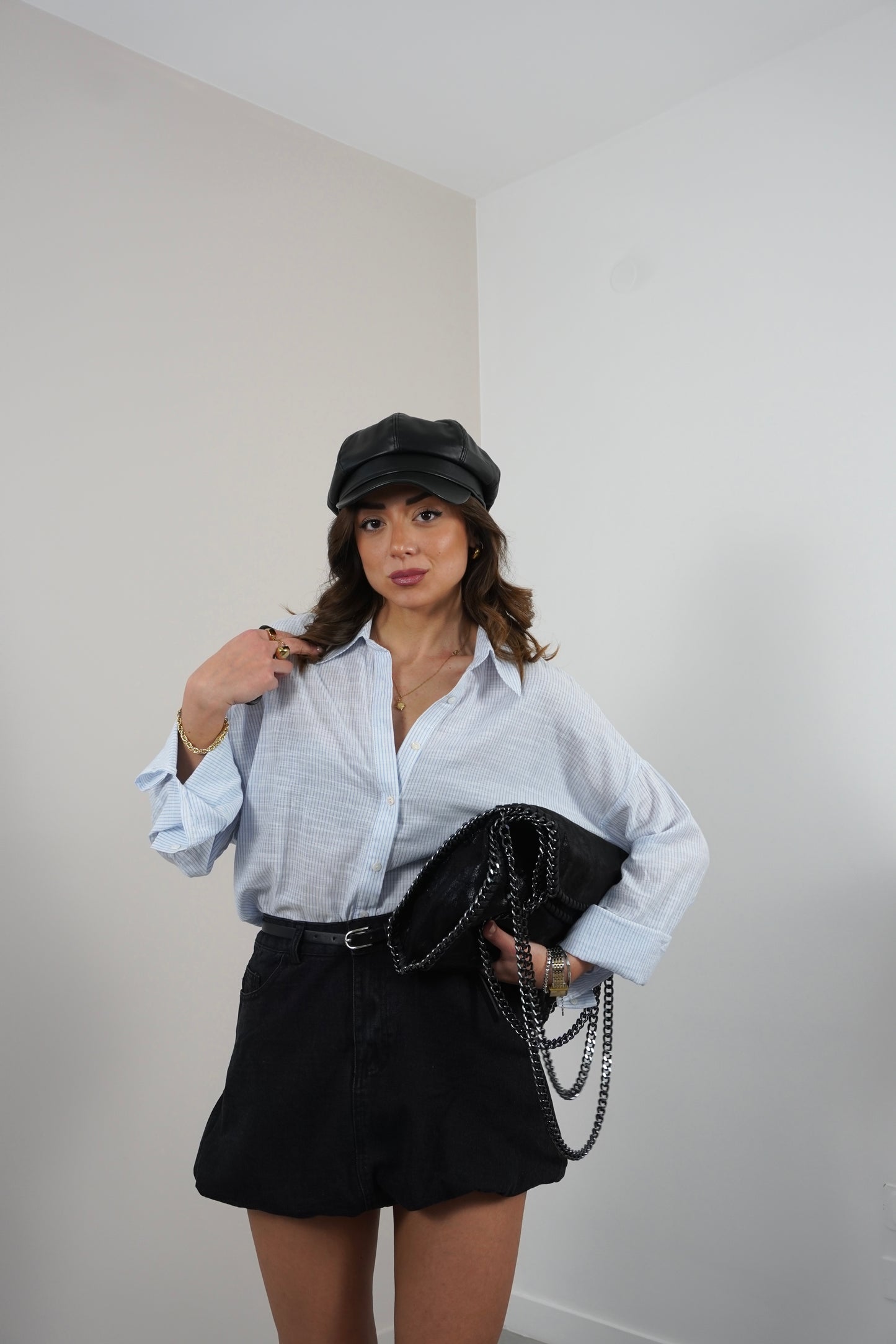 Camicia a righe G67793