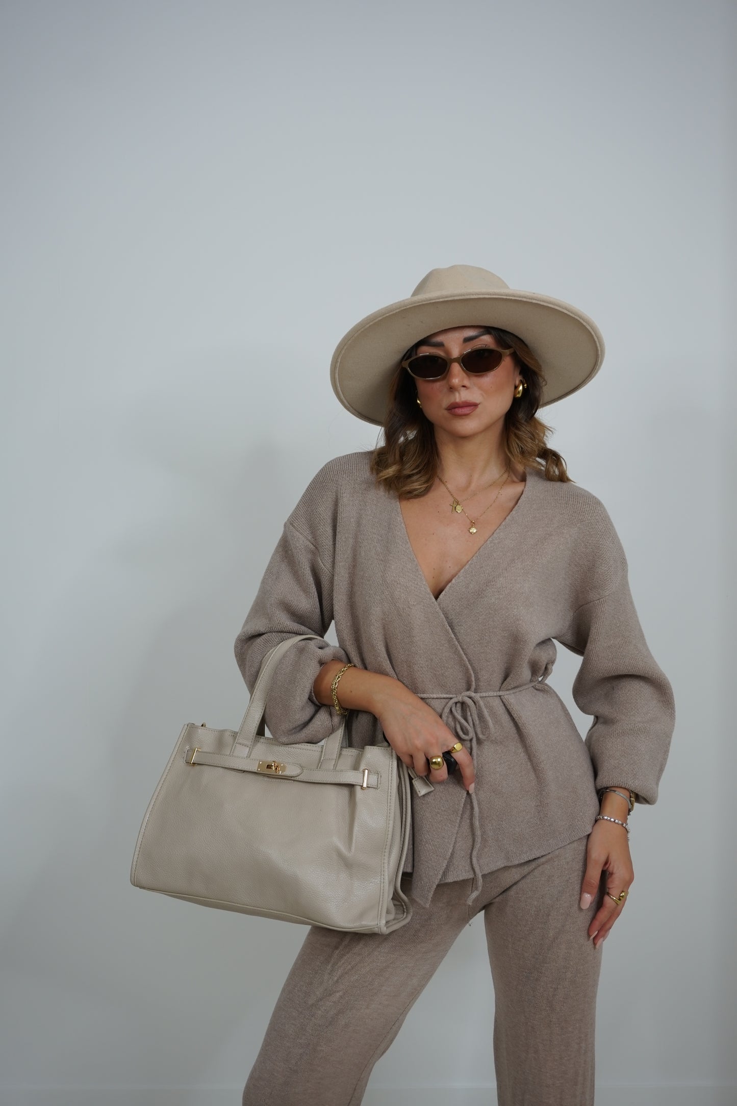 Coordinato in maglia scaldacuore