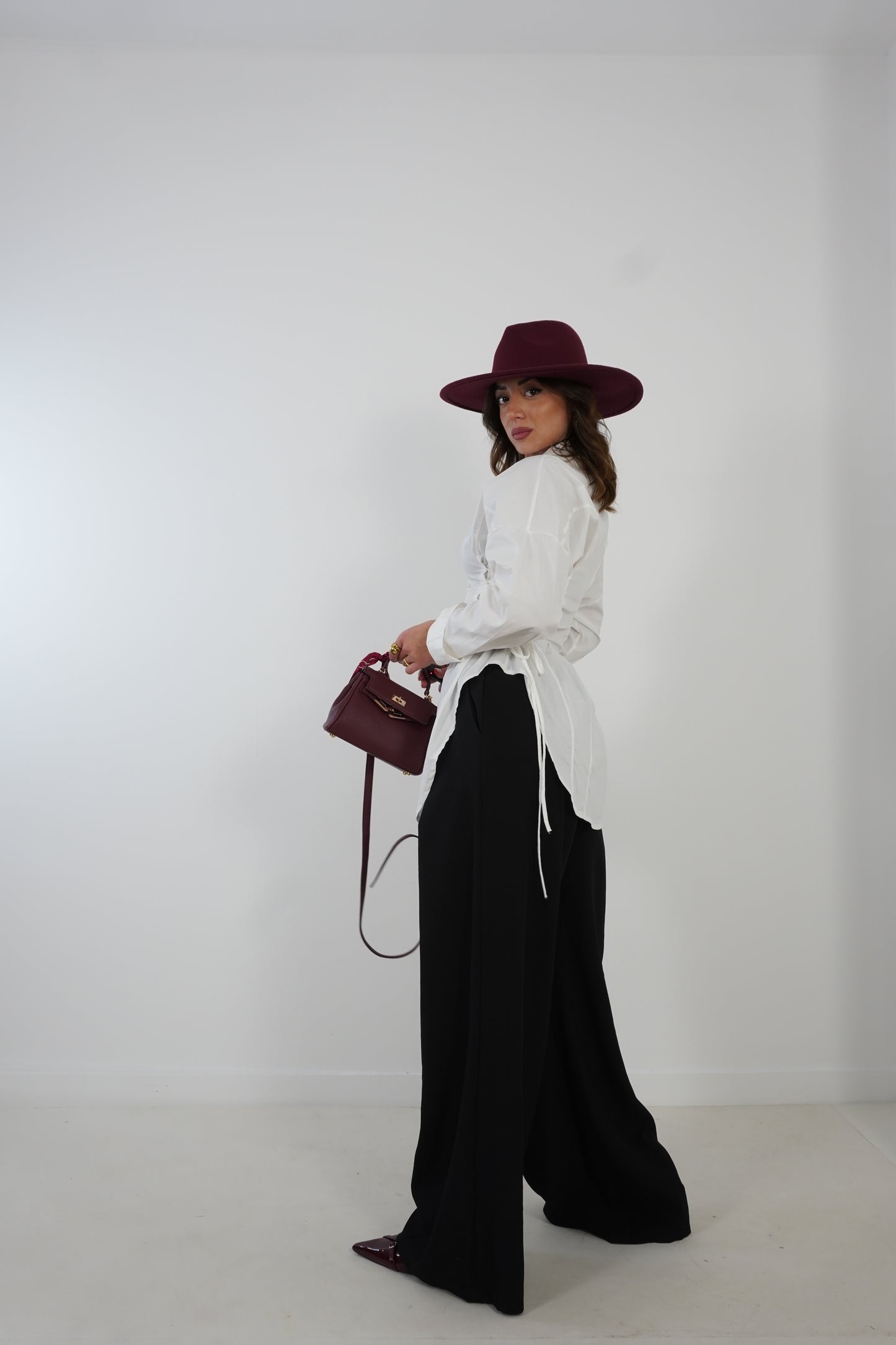 Pantalone palazzo pieghe 19778