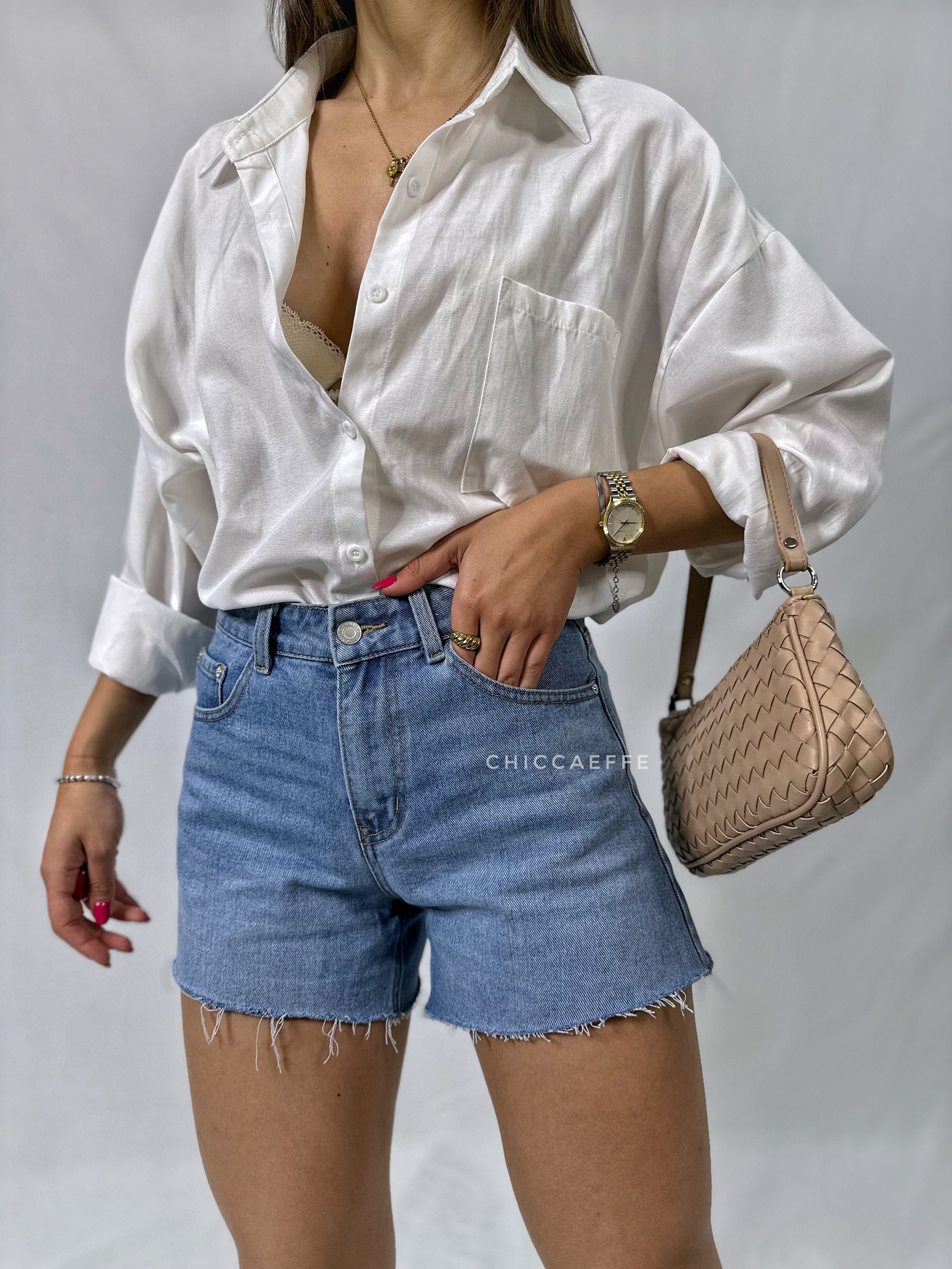 Becca Mac - Hot Girl Summer just called 📞 ✨ Our Flared Denim Shorts are  gorgeous 😍 Dress them up with our white heels or dress them down ☀️ the  must have